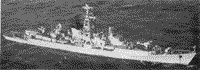 Большой противолодочный корабль "Вице-адмирал Дрозд" после модернизации, февраль 1976 года