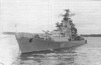 Ракетный крейсер "Вице-адмирал Дрозд" в составе Северного флота, 1970-е годы