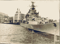 Ракетный крейсер "Вице-адмирал Дрозд" на Кубе, май 1970 года