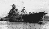 Крейсер "Киев" в Севастополе, перед уходом на Север, июль 1976 года