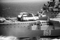 Тяжелый авианесущий крейсер "Киев" в Средиземном море, июль 1976 года