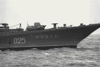 Тяжелый авианесущий крейсер "Минск" в Тихом океане, апрель 1986 года