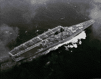 Тяжелый авианесущий крейсер "Новороссийск" в Южно-Китайском море, февраль 1984 года