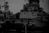 Тяжелый атомный ракетный крейсер "Киров" в Североморске, 1990 год
