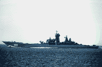 Тяжелый атомный ракетный крейсер "Киров" в Атлантическом океане, 26 октября 1983 года