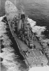 Тяжелый атомный ракетный крейсер "Фрунзе", 1989 год