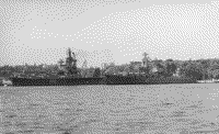 Ракетный крейсер "Слава" и противолодочный крейсер "Ленинград" в Севастополе, 1990 год