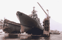 Ракетный крейсер "Москва" в Севастополе