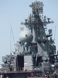 Ракетный крейсер "Москва" в Севастополе, 5 мая 2008 года 10:28