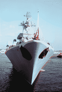 Ракетный крейсер "Маршал Устинов" в Мэйпорте (США), 16 июля 1991 года