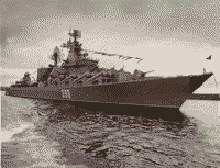 Ракетный крейсер "Маршал Устинов", 1989 год