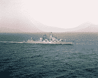Ракетный крейсер "Червона Украина", 1990 год