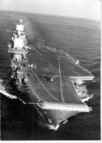 Тяжелый авианесущий крейсер "Тбилиси", 1990 год