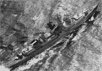 Большой противолодочный корабль "Комсомолец Украины" в Средиземном море, 1988 год