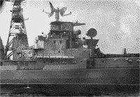 Большой противолодочный корабль "Проворный" после модернизации, 1978 год