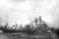 Большой противолодочный корабль "Красный Кавказ" и крейсер "Дзержинский", 1975 год