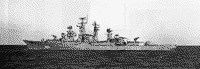 Большой противолодочный корабль "Решительный" на государственных испытаниях, 1967 год