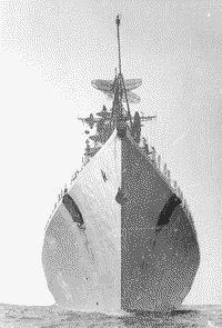 Большой противолодочный корабль "Решительный" на БС, 1973 год