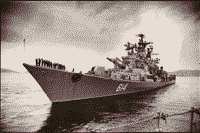 Большой противолодочный корабль "Смышленый" выходит на боевую службу, 4 октября 1988 года