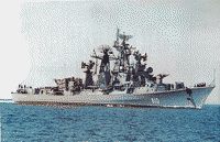 Сторожевой корабль "Сметливый" в море, апрель 1998 года