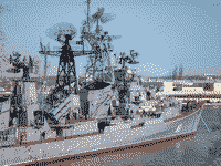 Большой противолодочный корабль "Сметливый" в Севастополе, 29 ноября 2008 года 12:17