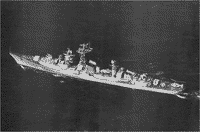 Большой противолодочный корабль "Красный Крым", сбор-поход кораблей Черноморского флота, февраль 1983 года