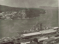 Большой противолодочный корабль "Красный Крым" в Дубровнике, Югославия, июнь 1973 года
