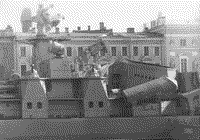 Большой противолодочный корабль "Славный" на Неве, 8 мая 1990 года