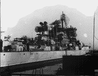 Большой противолодочный корабль "Адмирал Исаченков" перед капитальным ремонтом, 1982 год