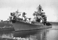 Большой противолодочный корабль "Адмирал Исаченков" в Североморске