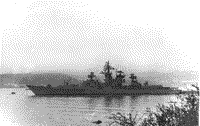 Большой противолодочный корабль "Адмирал Исаченков" в Севастополе, 1980 год