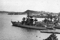 Большой противолодочный корабль "Маршал Ворошилов", 1975-1976 годы