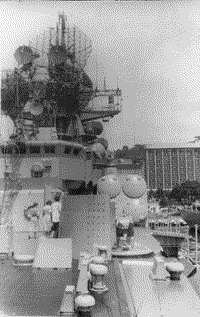 Большой противолодочный корабль "Хабаровск" во Владивостоке, 28 июля 1991 года