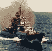 Большой противолодочный корабль "Адмирал Юмашев", 1989 год