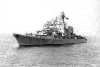 Большой противолодочный корабль "Азов" на боевой службе в Средиземном море, 1986 год