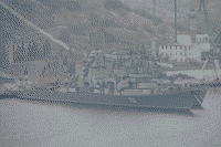 Большой противолодочный корабль "Керчь" у стенки в Севастополе, 21 января 2008 года 14:33