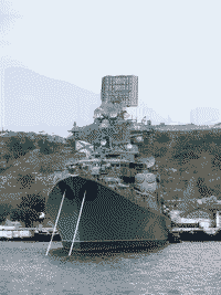 Большой противолодочный корабль "Керчь" в Севастополе, 16 апреля 2008 года 13:00