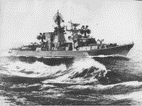 Большой противолодочный корабль "Николаев", апрель 1981 года