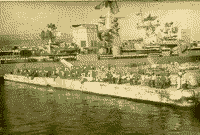 Большой противолодочный корабль "Николаев" в Сплите, сентябрь-октябрь 1973 года