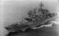 Большой противолодочный корабль "Николаев" на боевой службе, 1983 год