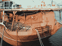 Большой противолодочный корабль "Очаков" на консервации в Троицкой бухте Севастополя, 24 октября 2008 года 16:14