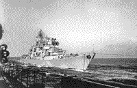 Большой противолодочный корабль "Петропавловск" в Средиземном море, 1978 год