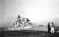 Большой противолодочный корабль "Петропавловск" в Средиземном море, 1978 год