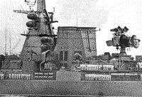 Большой противолодочный корабль "Петропавловск" в Севастополе на параде, июль 1978 года
