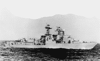 Большой противолодочный корабль"Удалой", март 1983 года