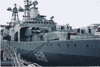 Большой противолодочный корабль"Удалой" в отстое, конец 1990-х годов