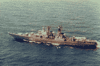 Большой противолодочный корабль пр. 1155 "Вице-адмирал Кулаков", 1989 год