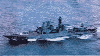 Большой противолодочный корабль "Адмирал Спиридонов", 1985 год