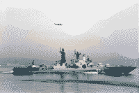 Большой противолодочный корабль "Адмирал Трибуц" в Персидском заливе, 1992 - 1993 годы