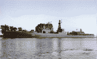 Большой противолодочный корабль "Североморск" в Балтийске, 2002 год